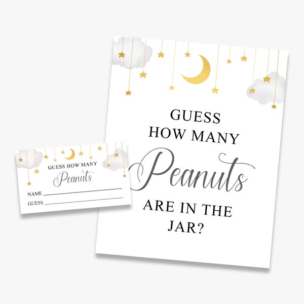 How Many Peanuts Are in the Jar Etsy