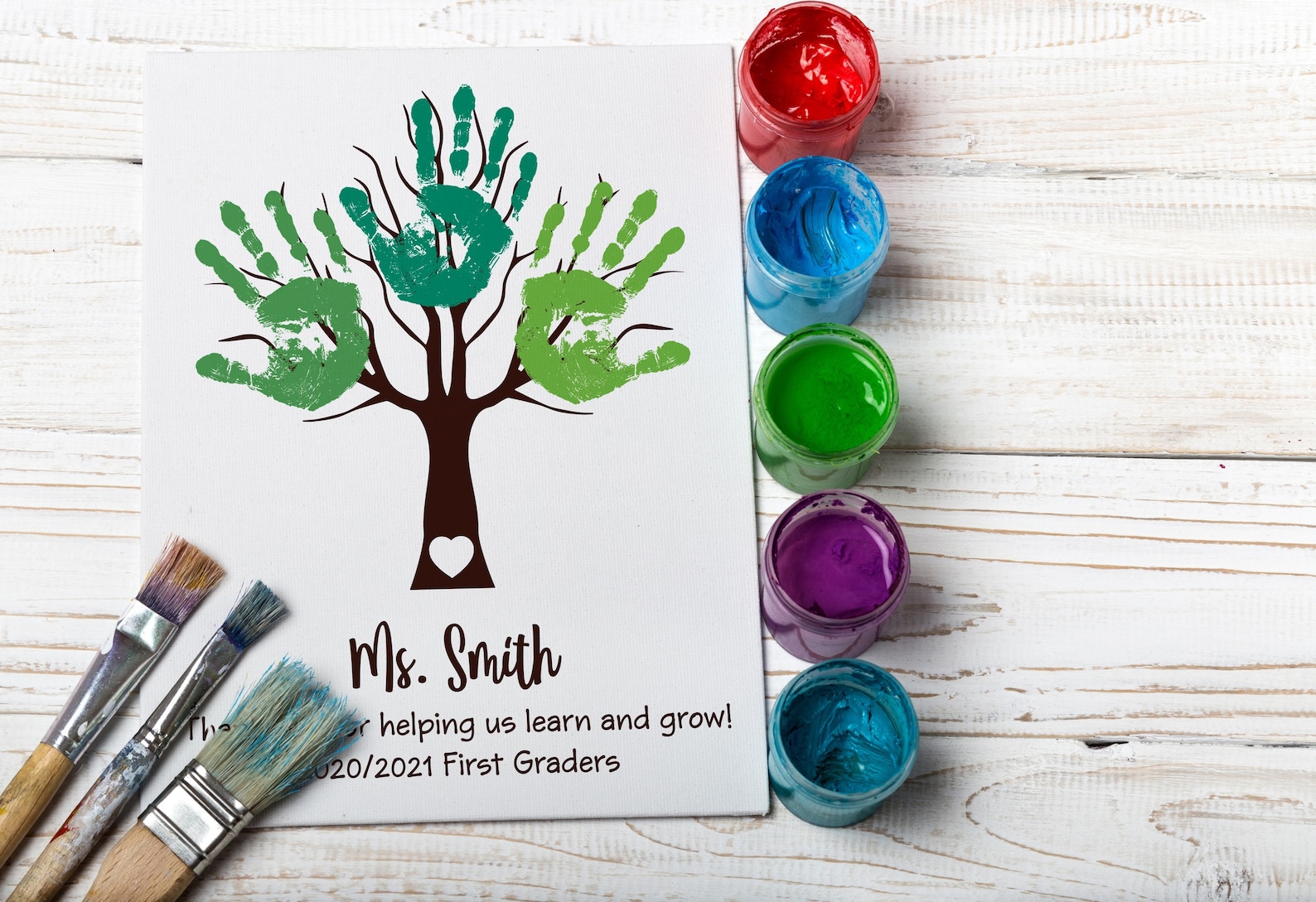 Handprint Art Craft / Bundle / Teacher Gift / Set / Etsy