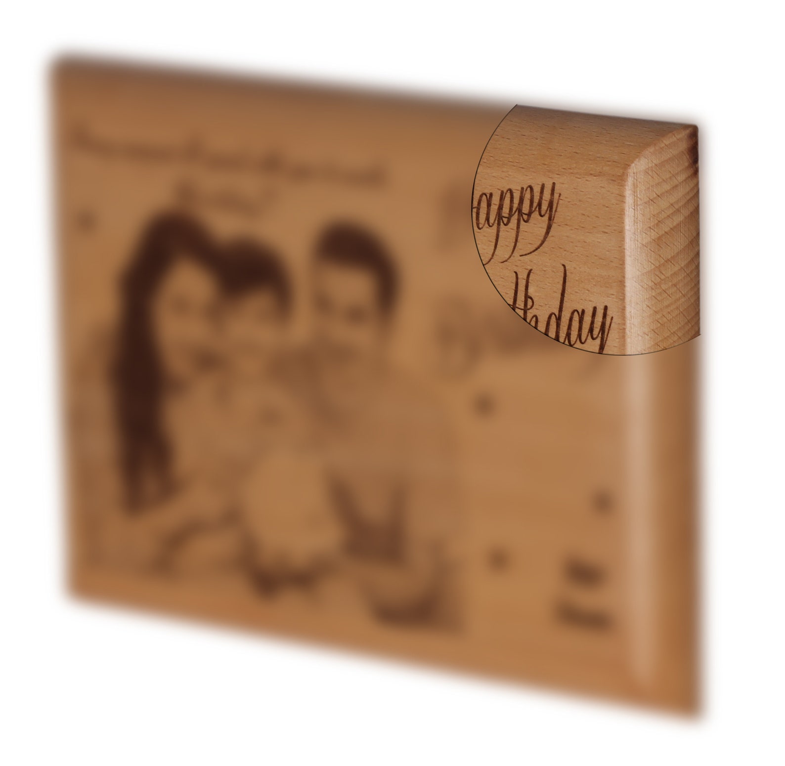 Wooden engraved plaque for Anniversary Birthday Valentines Etsy