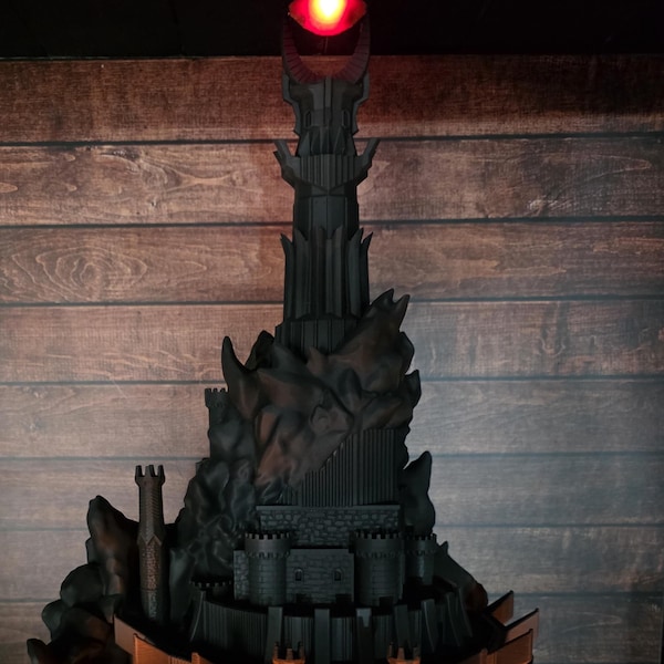 Replika Barad Dur ze światłem, wysokość 40 cm