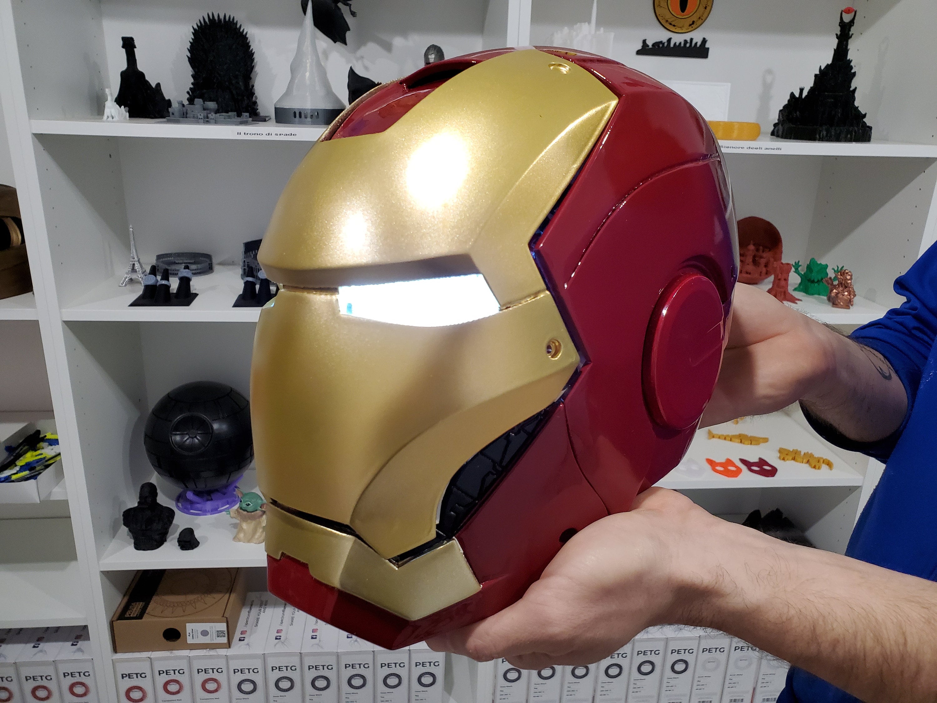 Iron Man Helmet Wearable With Electronics 
