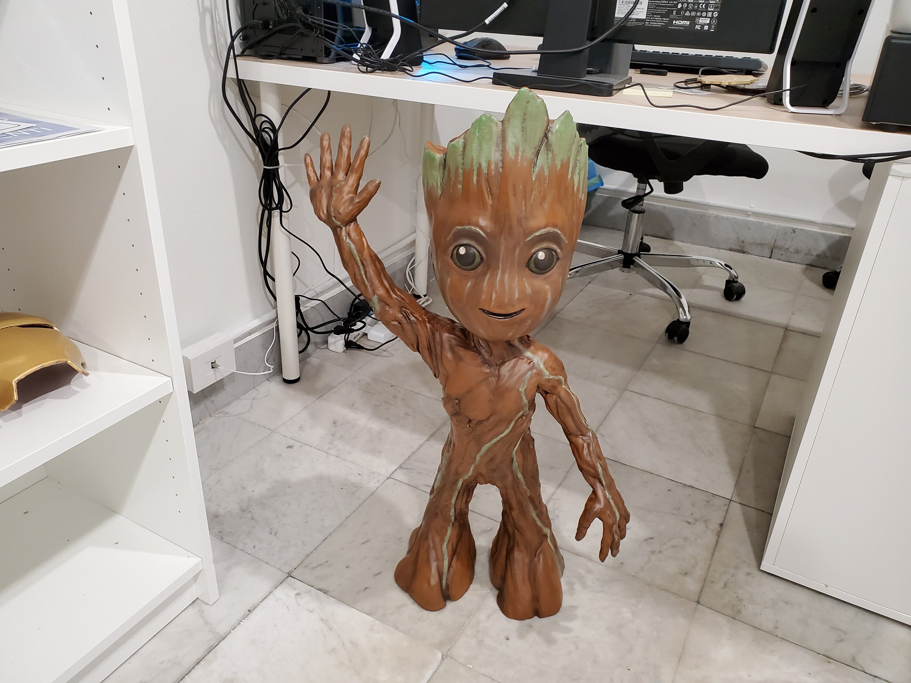 Groot static statue 100cm tall Etsy