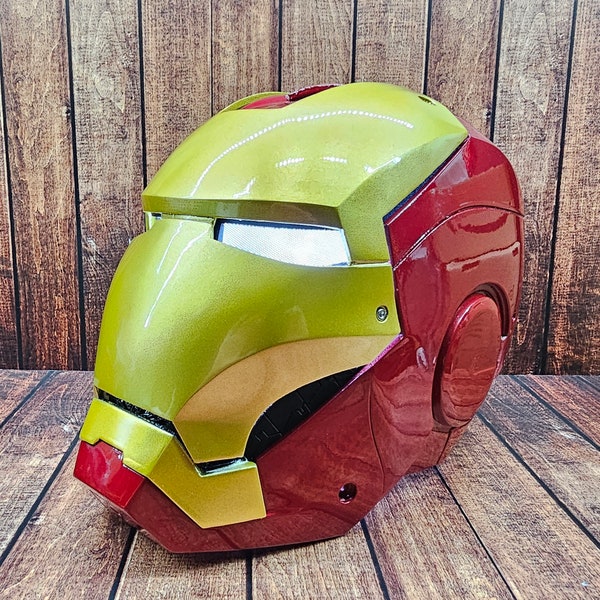 Iron Man helmet wearable with electronics