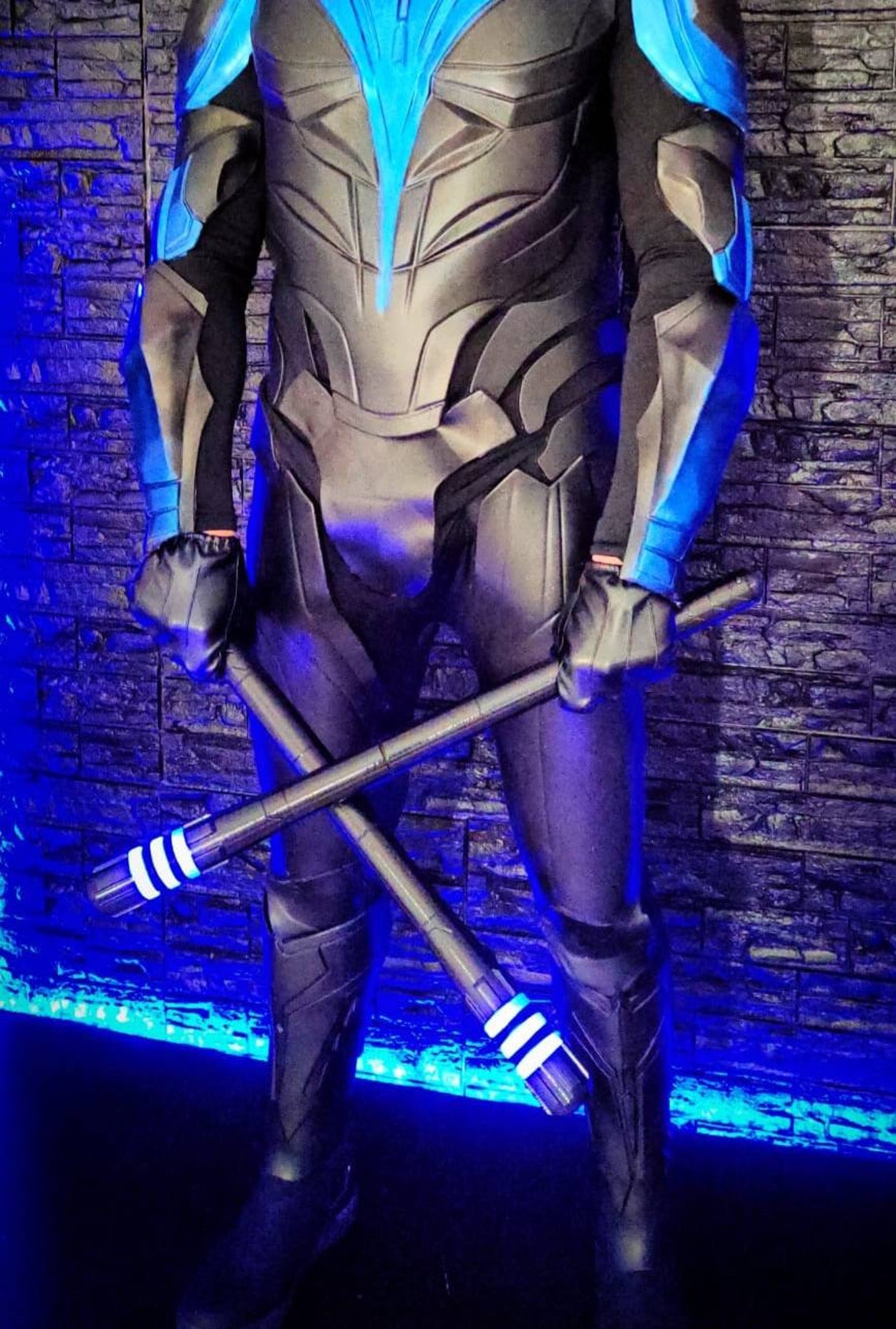 Nightwing Escrima Sticks Replica Titans With Lights - Etsy