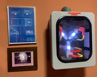 Flux Capacitor replica - Back to the future with light effects openable