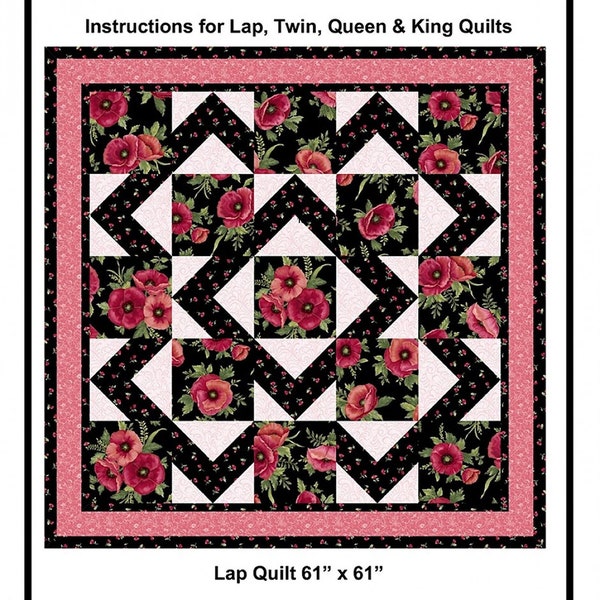 Pattern Sewing Walk About Quilt; Beginner Friendly; Grizzly Gulch Gallery; Ann Lauer; Pls See Photos-Read Description