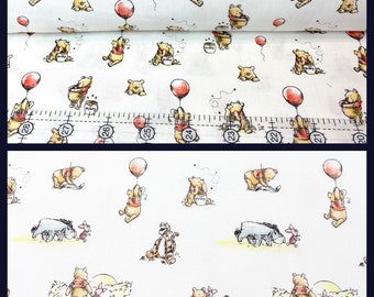 WINNIE THE POOH Ballon Fabric &more (choose) 100% Quilt Cotton Licensed Disney Camelot or Spring Creatives ;Pls See Photos- Read Description