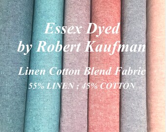Linen Blend Fabric Etsy