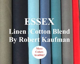 Essex By Robert Kaufman Linen Cotton Blend Fabric by Yard E014 Basics Choose Color; Pls Read Full Description View All Photos