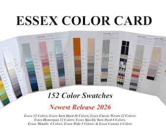 NEWEST 2026 Essex Card SET 152 Color Card Swatches