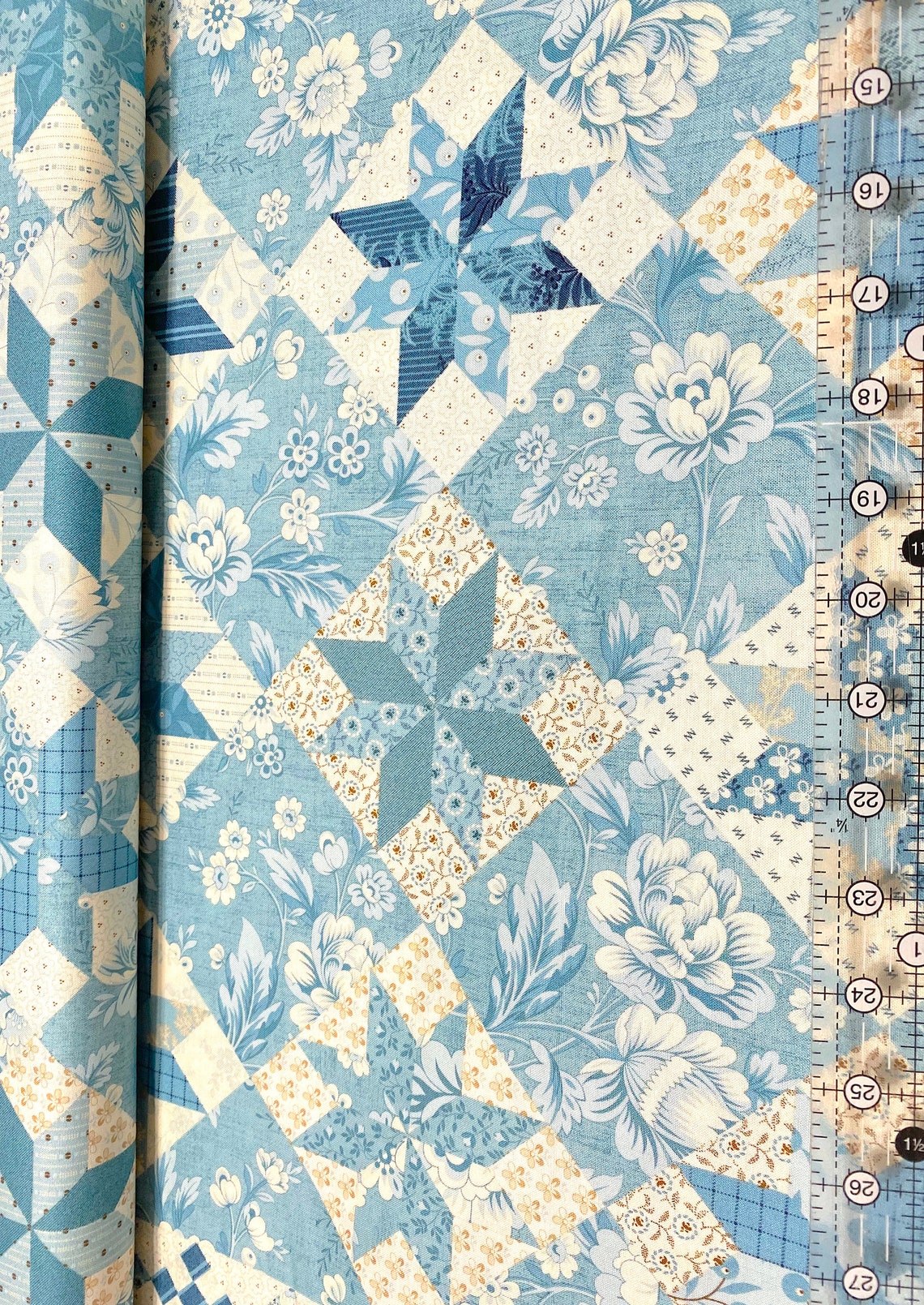 BLUEBIRD by Edyta Sitar Fabric Laundry Basket Quilt A9848B Etsy