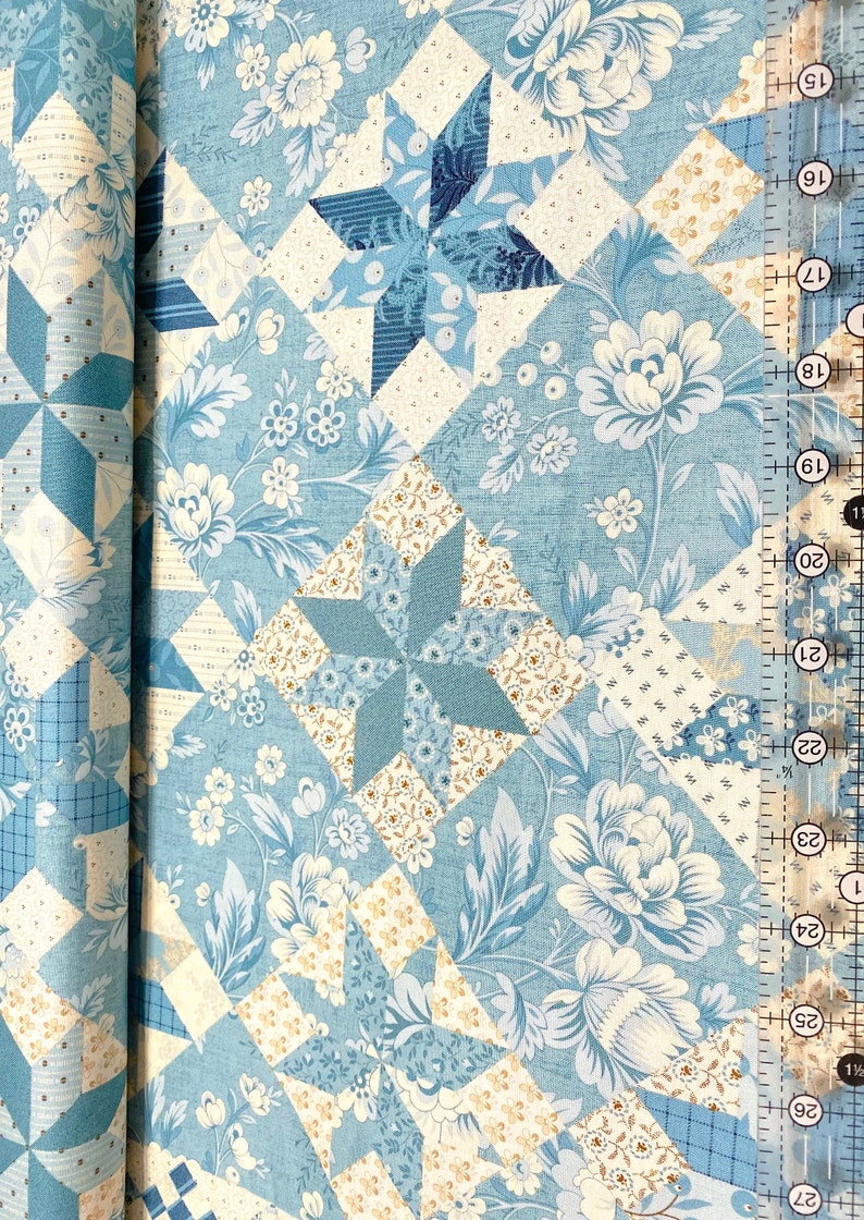 BLUEBIRD by Edyta Sitar Fabric Laundry Basket Quilt A9848B Etsy