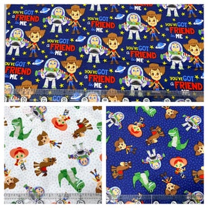 TOY STORY 100% Quilt Cotton Licensed Disney by Camelot CHOOSE Quilt or Craft; Pls See Photos-Read Description