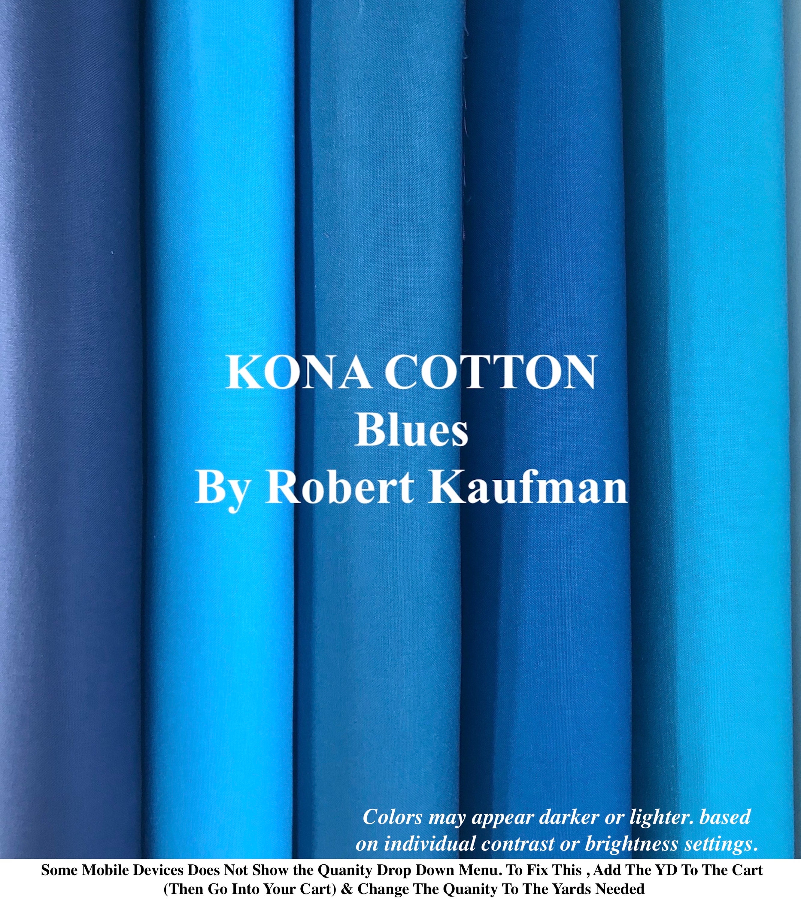Kona Cotton - Black 10 yd BoltQuilting Fabric
