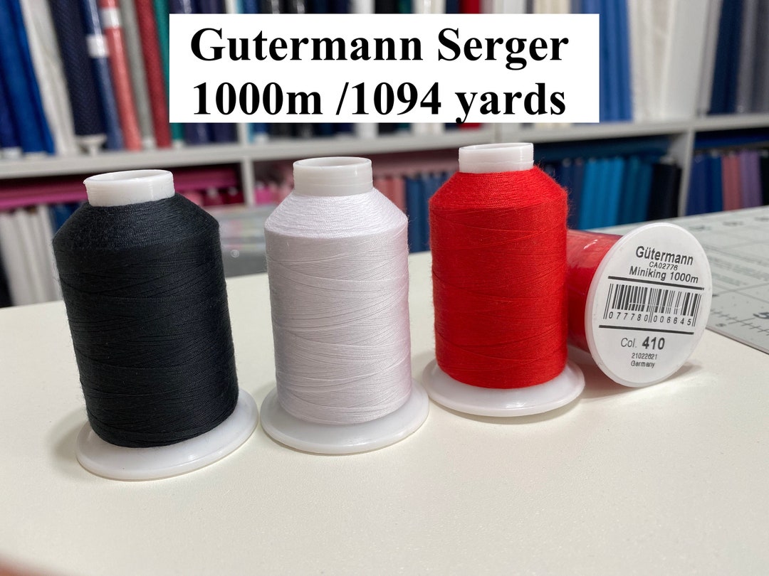 Gutermann SERGER Thread 1000 Meter / 1094 YDS Universal Sewing Etsy