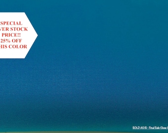 KONA COTTON CELESTIAL Blue (Solid) Fabric by Robert Kaufman K001-233  Pls See Photos- As Is Final Sale Close Out
