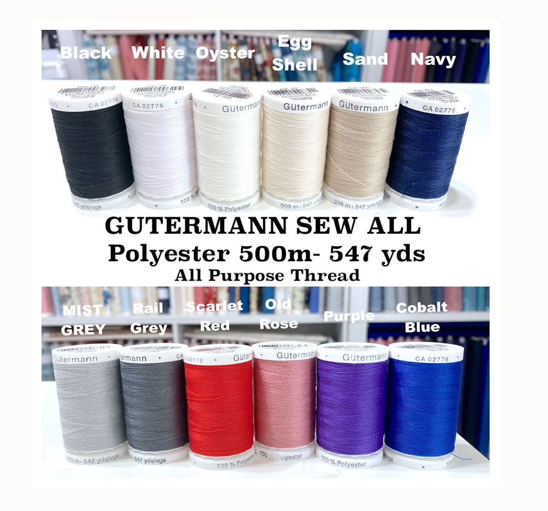 Gutermann Sew-All Polyester Dark Green Thread, 547 yd.