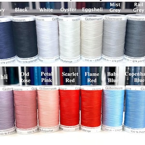 Gutermann Sew-All Polyester Thread 250 / 274 YDS Machine or Hand