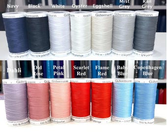 Gutermann Sew-All Polyester Thread 250 / 274 YDS Machine or Hand