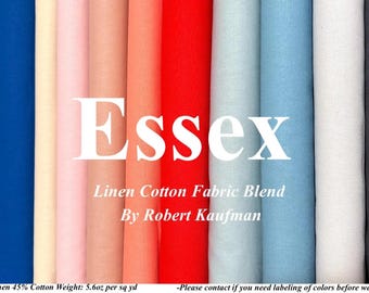 Essex Fabric Linen Cotton Blend by Robert Kaufman