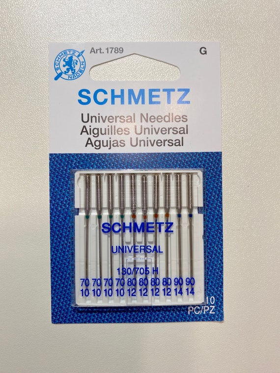 SCHMETZ 10 Pack Universal 70/10 80/12 90/14 Value Pack Sewing Machine  Needles 1835 