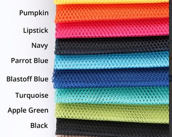 Tela de malla Byannnie de 45,7 cm x 137 cm, 100 % poliéster. Ideal para coser mochilas, bolsos, fundas y más. Vea todas las fotos y lea la descripción.