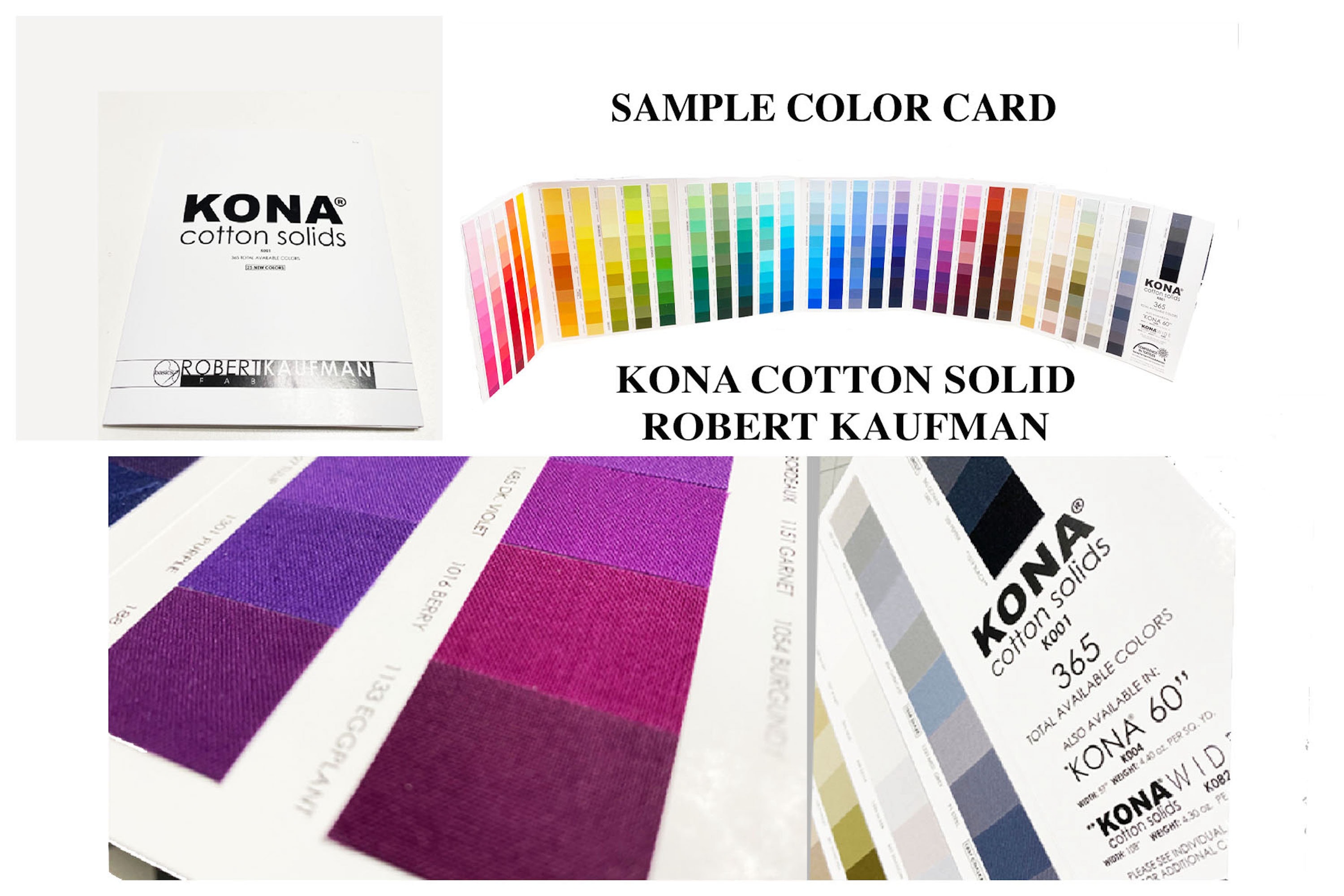 New 2021 KONA COLOR CARD Complete 365 Colors by Robert Etsy
