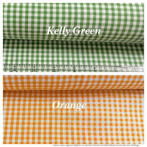 Tela Carolina Gingham: Algodón teñido en hilo de 1/8" - Robert Kaufman imagen 5