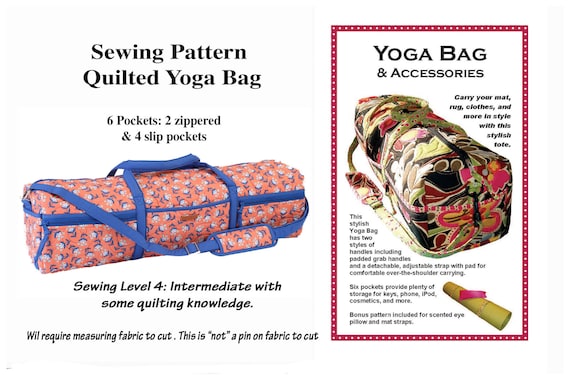 ByAnnie Quilted Yoga Bag Pattern: Intermediate Sewing