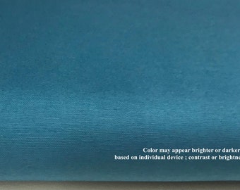 Kona Cotton Teal Blue Fabric: Robert Kaufman Solid Quilt Cotton K001-1373