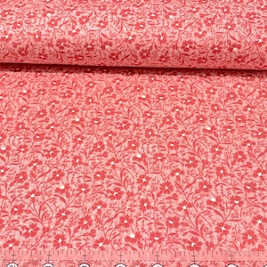 Edyta Sitar SWEET SIXTEEN Fabric Floral Laundry Basket Andover 100% Cotton Quilt A-9584-R -Pls See Photos-Read Description