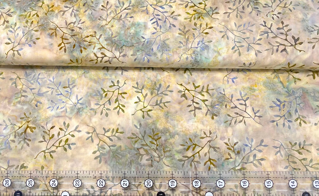 Edyta Sitar BATIK BAKERS DOZEN Fabric Floral Branch Ab8595n1 Laundry