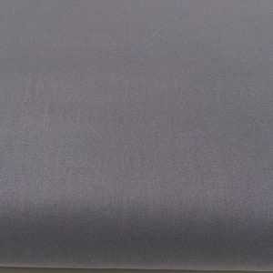 KONA Cotton STEEL GREY Fabric Solid By Robert Kaufman K001-91 100% Quilt Cotton; Quilt Craft Embroidery ; Pls read Desciption