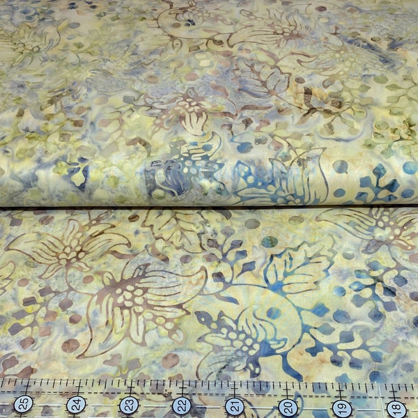 Edyta Sitar BATIK BAKERS DOZEN Fabric Biscotti Floral Branch Ab-8938-N Laundry Basket Quilts 100% Cotton; Pls See Photos -Read Description