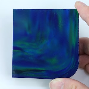Oparex Opal 133g OLP327 Night Aqua Imitation Opal Rough Block Stone with Aurora / Nebula Pattern for resin handmade brass carving jewelry