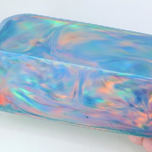 Oparex Opal 523g OLP377 Miracle Garden Grey Imitation Opal Rough Block Aurora Nebula DIY wood pendant inlay ring brass silver jewelry