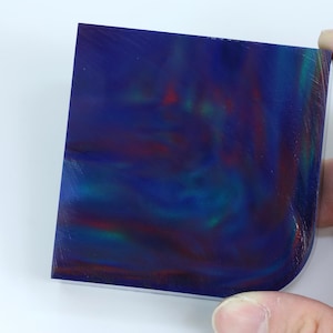 Oparex Opal 117g OLP395 Starry Universe Imitation Opal Rough Stone Block with Aurora / Nebula Pattern resin handmade jewelry fountain pen