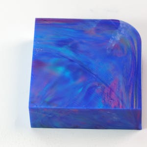 Oparex Blue OLP375 Sunset Imitation Opal Block: 118g Nebula Jewelry Stone