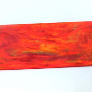 Bendable Oparex Opal 2mm slice OLP345 Dear Ruby Red Imitation Opal Slice Stone Aurora Nebula custom DIY marrige wood ring pendant bracelet 1