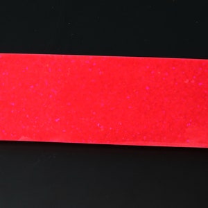 Oparex Opal 5mm slice OLP455 Glitter Opal Neon Pink Imitation Opal Slice Block with Glitter Pinfire Pattern for wood carving pendant 2