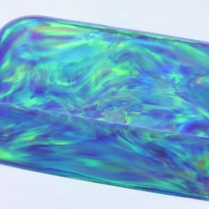 Oparex Opal 534g OLP340 Aurora Violet Purple Imitation Opal Rough with Aurora Nebula Pattern for handmade opal jewelry ring and pendant