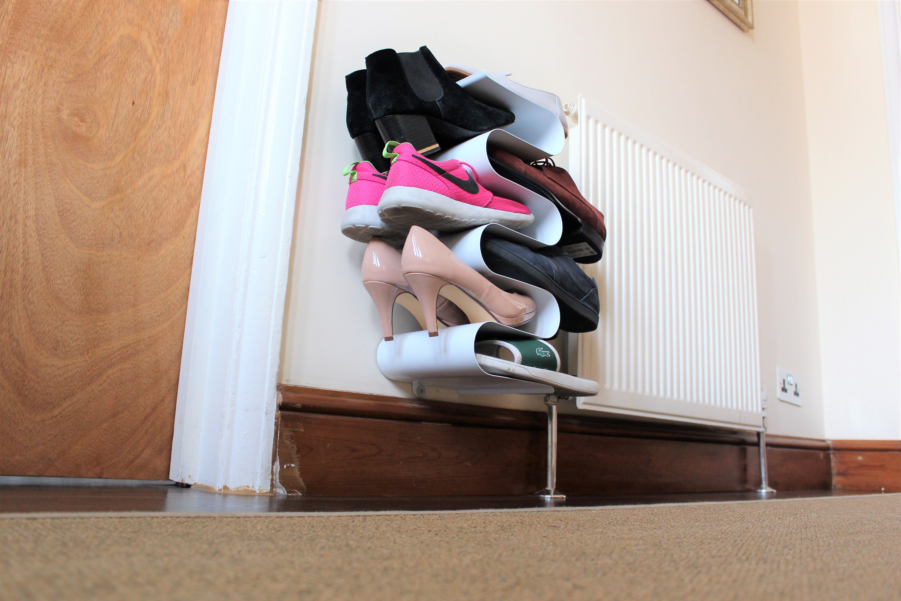 Premium Vertical Wall mounted Shoes Rack Storage Shelves and Etsy
