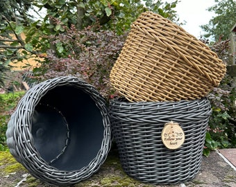 Rattan Garden Decoration Plant Basket 12 L