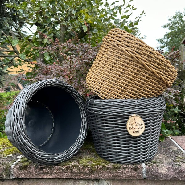 Rattan Garden Decoration Plant Basket 12 L