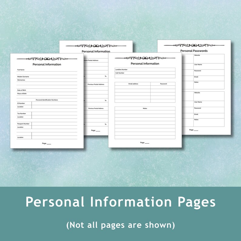 Printable My Last Wishes Planner Final Wishes After I'm - Etsy Canada