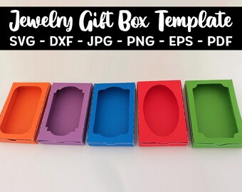 gift jewelry presentation box Jewelry Gift Box Template SVG, Earring Gift Box SVG, Jewellery Presentation Box, Earrings Box Template