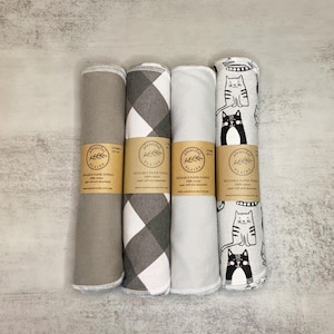 Eco-Friendly Reusable Paper Towel Set - Multi Use Absorbent Cloth Wipes for a Sustainable Home, 6- 10" x 14" 1- Ply Paperless Towels