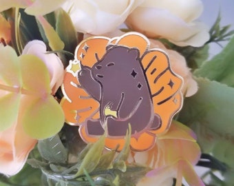 Bear and Poppy - California Wildfires Charity Pin