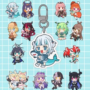 Hololive EN Gawr Gura Phone Charm
