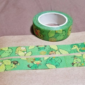 Ruban adhésif en Washi pour débutants de type feuille d'or et herbe scintillante